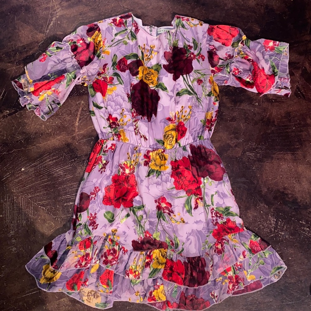Alice + Olivia Katrina Floral Dress